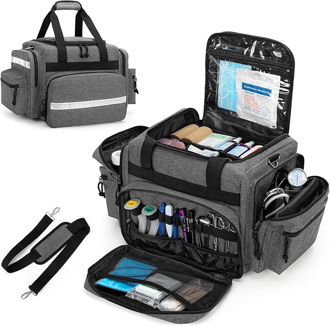 KIT DE PRIMEROS AUXILIOS COLOR GRIS