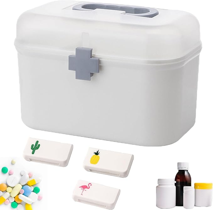 KIT DE PRIMEROS AUXILIOS COLOR BLANCO